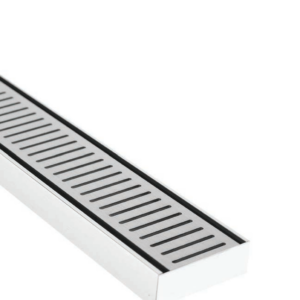 MS Brushed Silver Grate 1000mm x 100mm x 14mm/21mm/26mm - Size: 35MMX100MMX1000MM