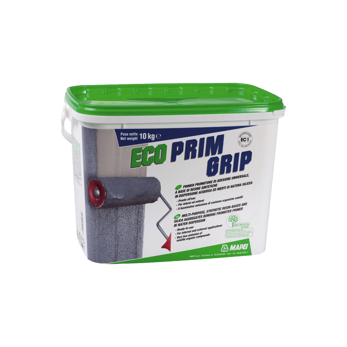 Mapei Eco Prim Grip Primer 5 & 10kg (Tile over existing tile) - Size: 10kg