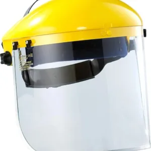 Maxisafe Face Shield with Clear Visor Yellow