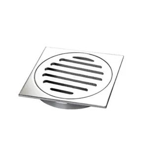 Mildon Grate Light Brass Chrome 100mm Square Lug Lock