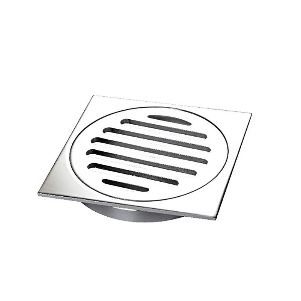 Mildon Grate Light Brass Chrome 100mm Square Lug Lock