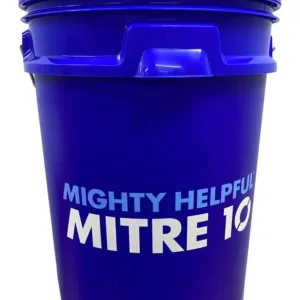 Mitre 10 Plastic Bucket with Lid Blue 20L