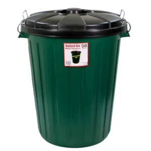 Multi-Purpose Rubbish Bin w/ Lid 50L
