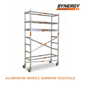 1.8m – 2.2m (Platform Height) Mobile Narrow Scaffold - 2 x 0.74 x 1.8