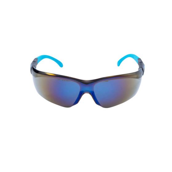 OX Blue Mirrored Safety Specs