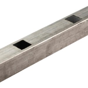 40x40x1.6x7320 Double Punched 25 Square 135 Centres