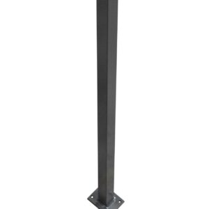 Slate Grey Post 50x50x1800 Aluminium Flanged