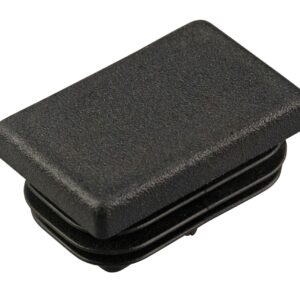 Plastic Cap 38 x 25 Rectangle Flat