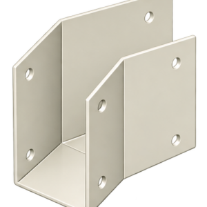 Pergola Purlin Bracket 135° 100x50 Off White