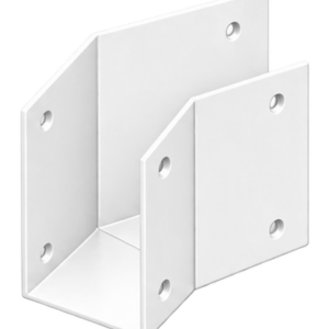 Pergola Purlin Bracket 135° 100x50 Pearl White