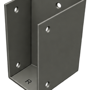 Pergola Purlin Bracket 45° RIGHT 100x50 Slate Grey
