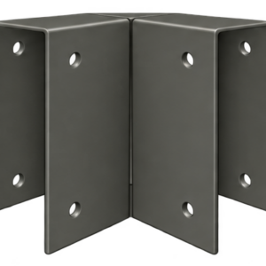 Pergola Purlin Bracket 90° 100x50 Slate Grey