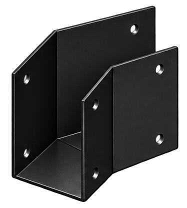 Pergola Purlin Bracket 135° 150x50 Black