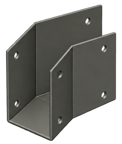 Pergola Purlin Bracket 135° 150x50 Slate Grey