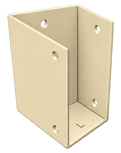 Pergola Purlin Bracket 45° LEFT 150x50 Primrose