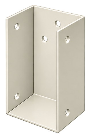 Pergola Purlin Bracket 200x50 Off White