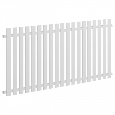 Off White 65x16 Flat Picket 2035x1200 Panel