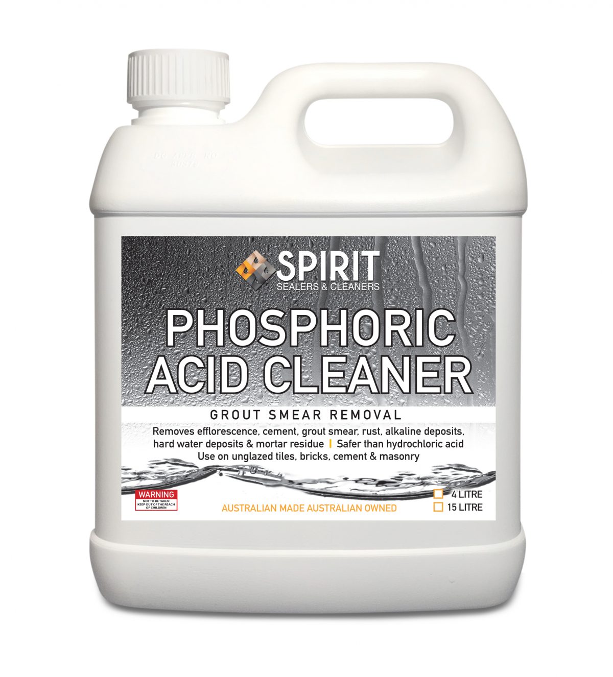 SPIRIT Phosphoric Acid Cleaner (2 Sizes) - Size: 4L