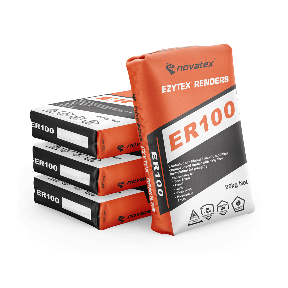 Novatex – ER100 Fast Cure Pre Blended Polymer Render (60/p)