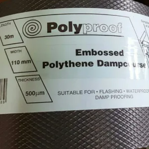 Polyproof Dampcourse (DPC) 500um 350mm x 30m