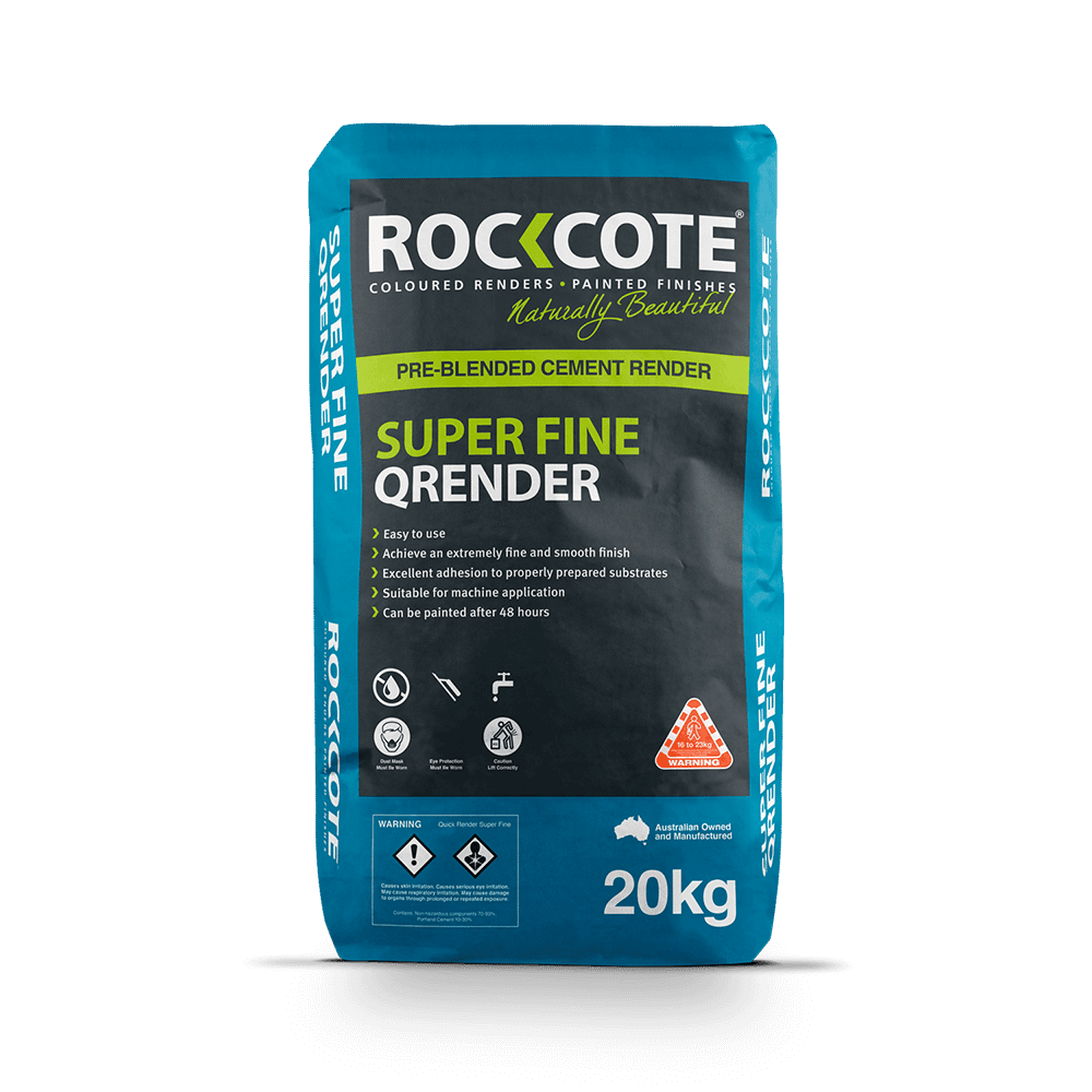 ROCKCOTE Quick Render Fine 20Kg