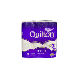 Quilton 3 Ply Toilet Tissue - 9 Rolls Per Pack
