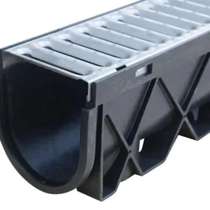 Reln Storm Drain with Stainless Steel Grate 1m