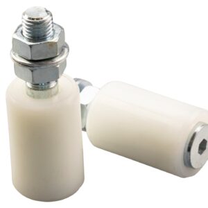 Sliding Gate White Roller 60mm