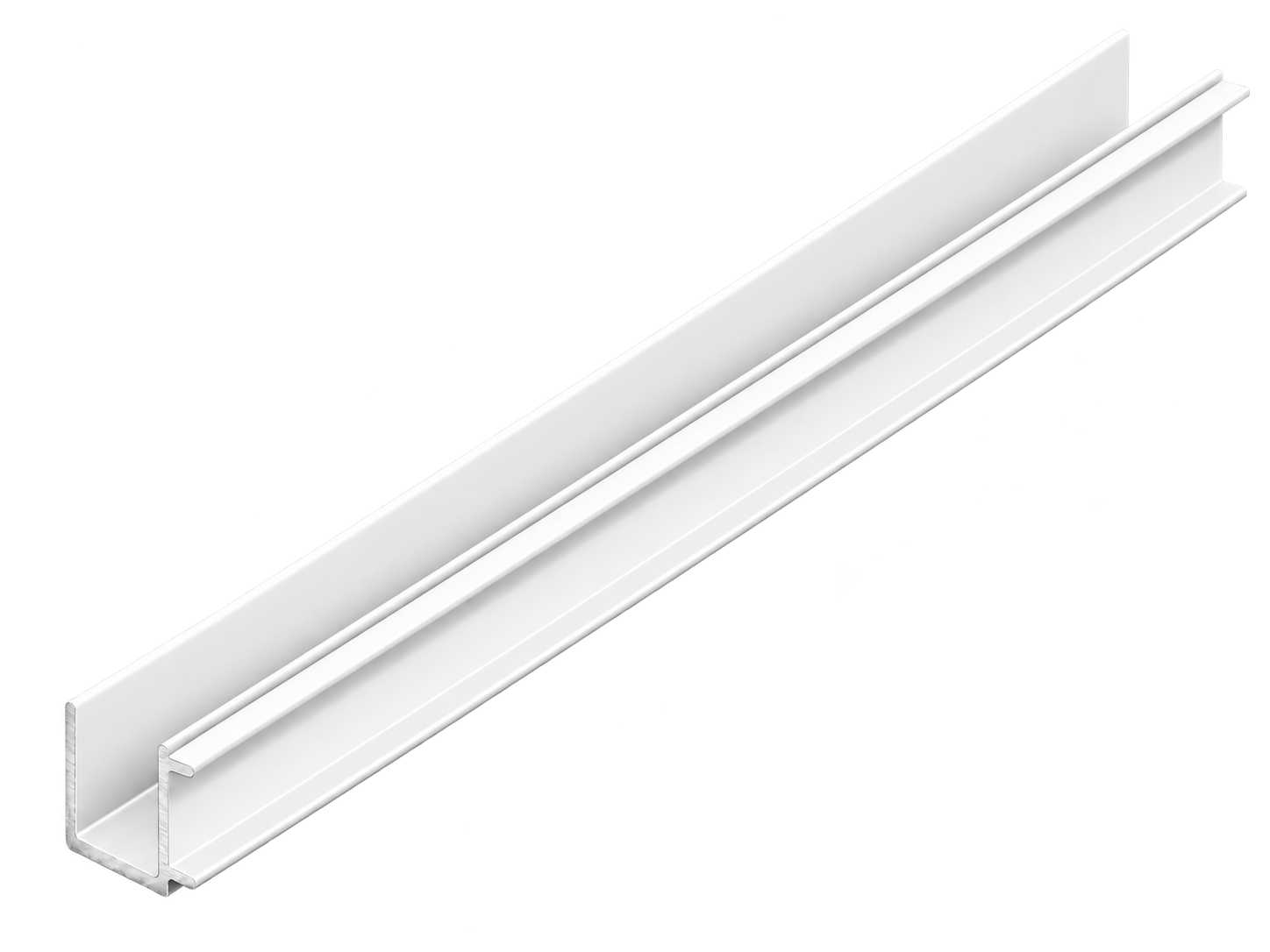 U-Channel 25x20x25x1.2x5800 Pearl White