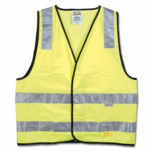 Hi-Vis Day/Night Use Safety Vest (Yellow) : 4 x large