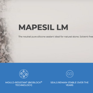 Mapei Mapesil LM Silicone 310ml (6 Colors) - Color: 112 medium grey