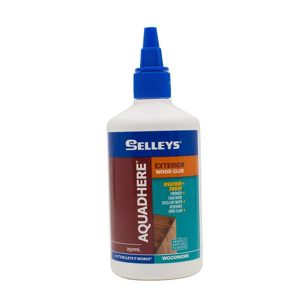 Selleys Aquadhere PVA Wood Glue Exterior Adhesive 250mL