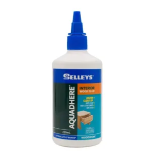 Selleys Aquadhere PVA Wood Glue Interior Adhesive 250mL