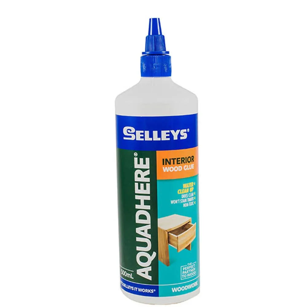 Selleys Aquadhere PVA Wood Glue Exterior Adhesive 500mL