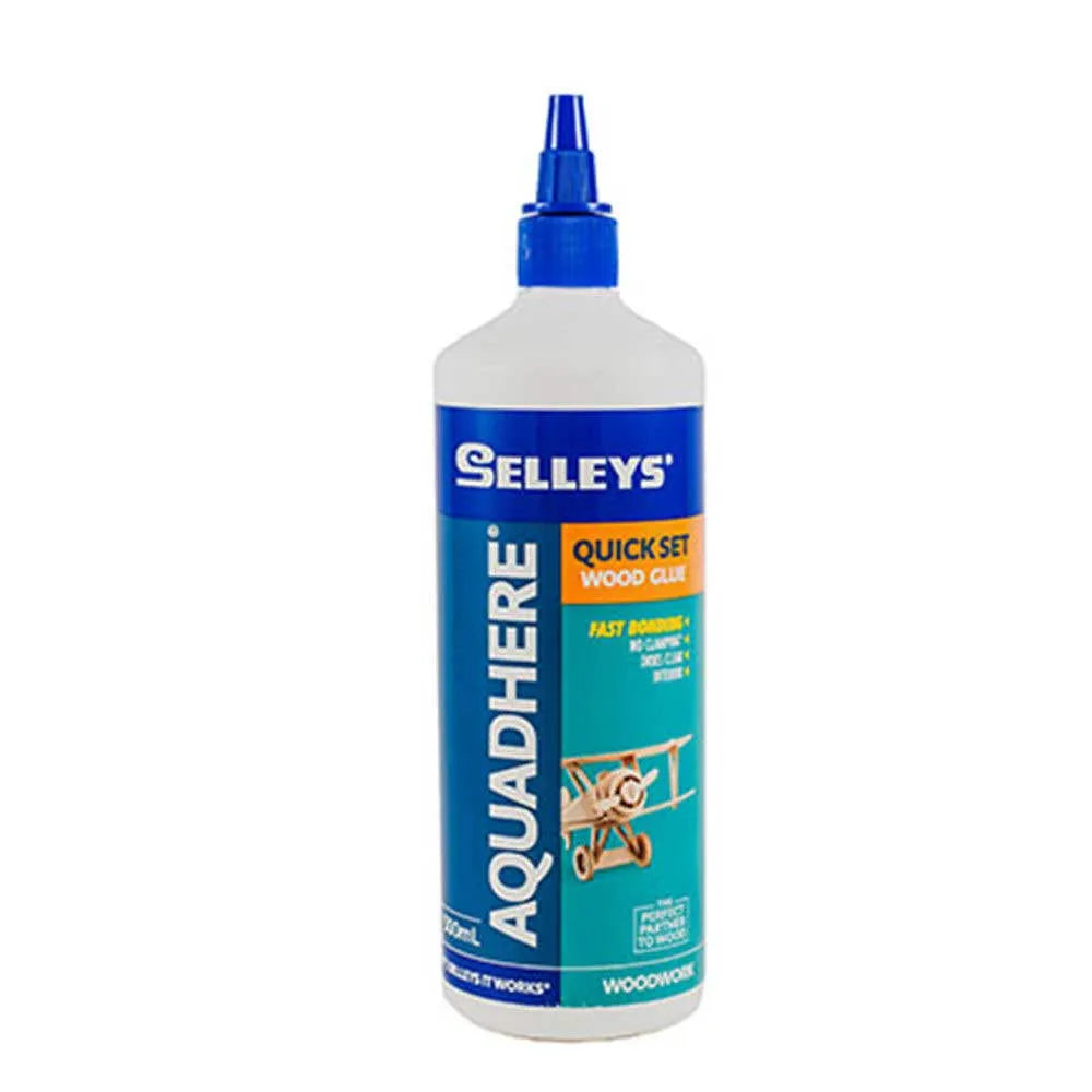 Selleys Aquadhere PVA Wood Glue Quick Set Adhesive 500mL