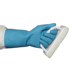 Silverlined Blue Rubber Gloves 144 Pairs/Cartons - Size: L