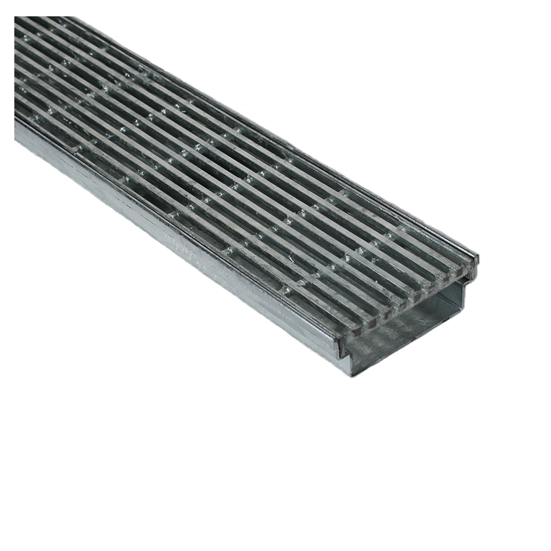 Mini-Heelguard™- Galvanised Heelguard Drain - 100mm Wide x 30mm Deep / 1000mm