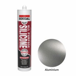 Soudal All Purpose Silicone 300ml (16Colors) - Color: Aluminium