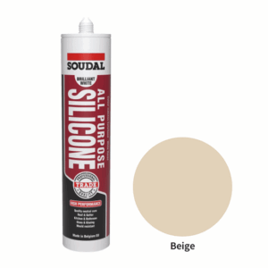 Soudal All Purpose Silicone 300ml (16Colors) - Color: Beige