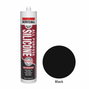 Soudal All Purpose Silicone 300ml (16Colors) - Color: Black