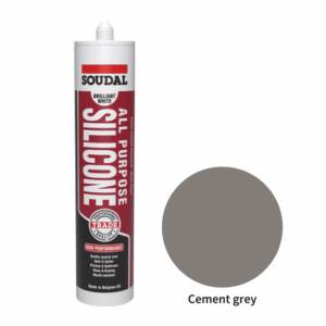 Soudal All Purpose Silicone 300ml (16Colors) - Color: Cement Grey