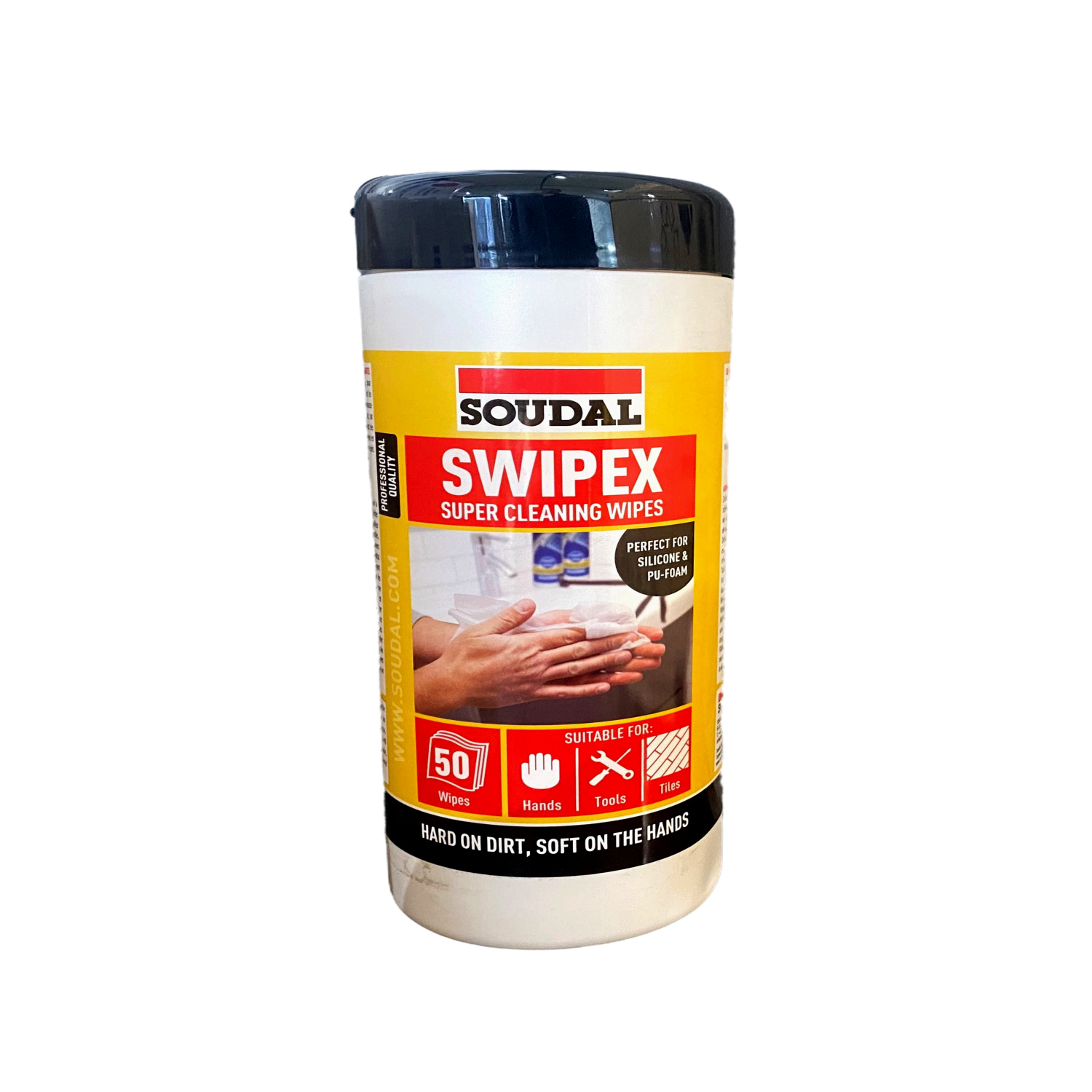 Soudal Swipex Super Cleaning Wipes - 50 Pack