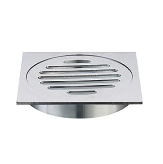 KC – Floor Waste 110x110x100 – Silver – BD078 – 60/crt