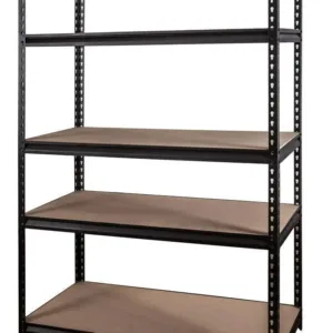 Storage Geelong 5 Tier Shelving Unit Black 1240W x 630D x 1830Hmm