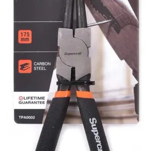 Supercraft Plier Internal Circlip Bent Tip 175mm