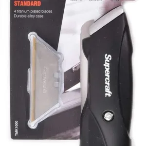 Supercraft Standard Utility Knife & 4 Blades