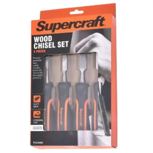 Supercraft Wood Chisel Set - 4 Pack