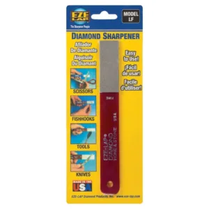 Sutton Hone Stone & Hook Sharpener Fine Pad on Red Handle 6”x 3/4”
