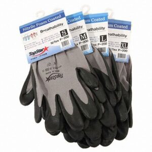 Nitrile Foam Coated Gloves - Size: L