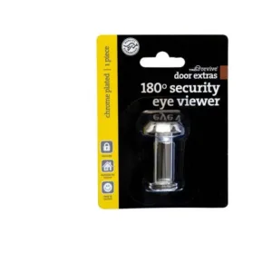 Trio 180Deg Security Eye Viewer Chrome Plated